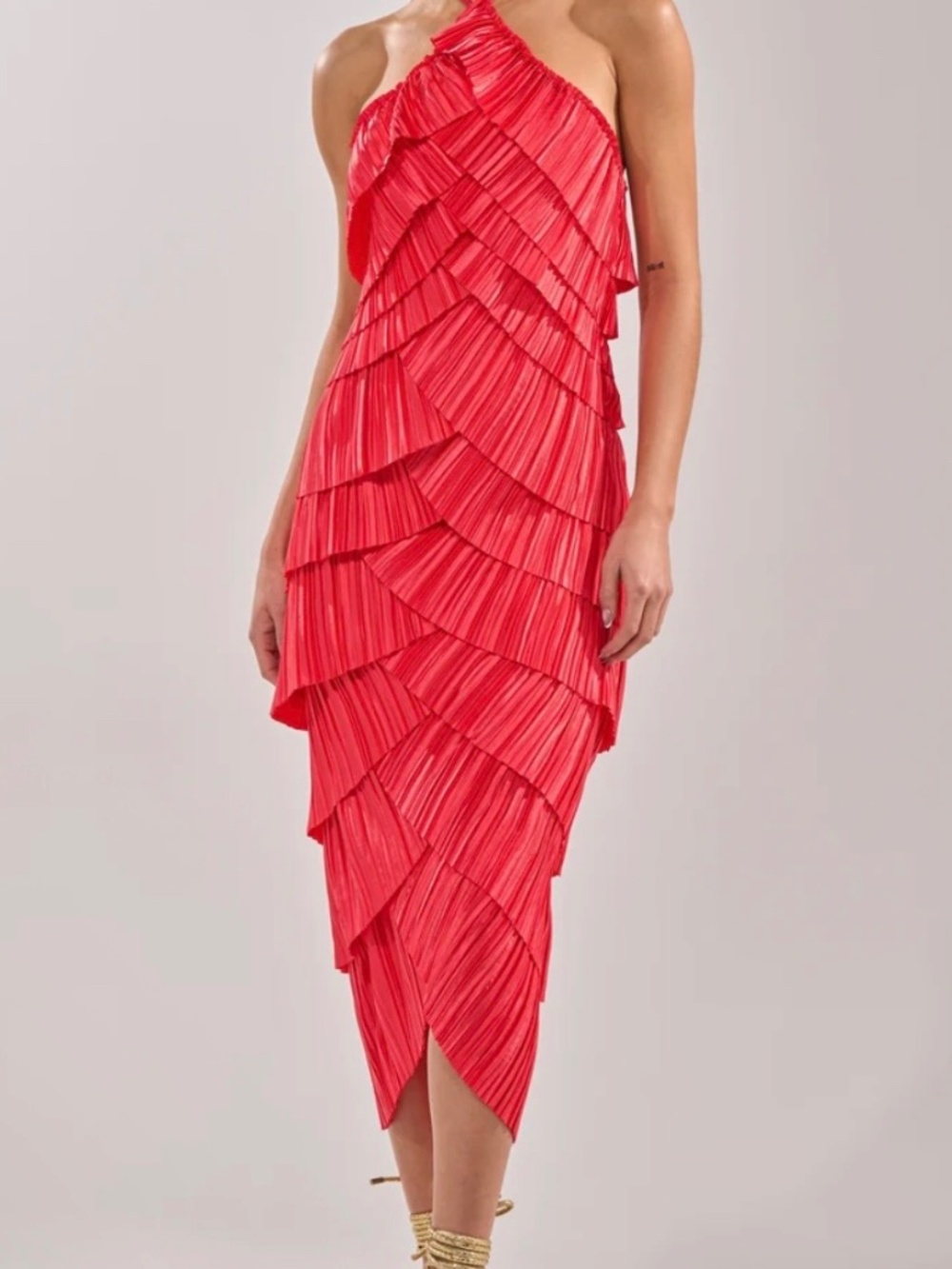 AKIRA GIVE IT TO ME BABY SATIN MAXI DRESS Size XLXL
